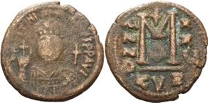 Justinianus I. 527-565 40 Nummi 538/539, ... 