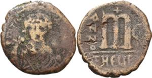  Tiberius II. Constantinus 578-582 40 Nummi ... 