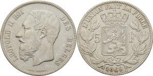 Belgien-Königreich Leopold II. 1865-1909 5 ... 