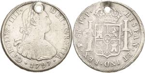 Bolivien Karl IV. 1788-1808 8 Reales 1797, ... 