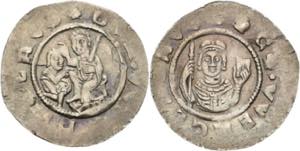 Böhmen Wladislaus I. 1110-1113 Denar Herzog ... 