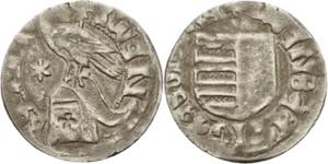 Walachei Wladislaus I. 1364 - 1377 Denar ... 