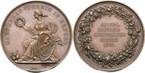 Erfurt-Stadt  Bronzemedaille 1876 (G. Loos) ... 