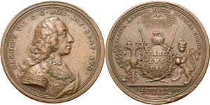 Frankfurt am Main  Bronzemedaille 1742 ... 