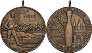 Freiberg  Bronzemedaille 1907. XI. ... 