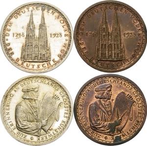 Köln-Stadt  Silbermedaille 1928 (O. ... 