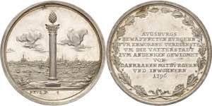 Augsburg-Stadt  Silbermedaille 1796 (J. J. ... 