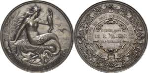 Berlin  Silbermedaille 1896 (R. Otto) ... 