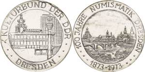 Dresden  Silbermedaille 1973 ... 