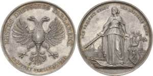 Frankfurt am Main  Silbermedaille 1848 ... 