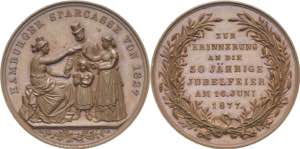 Hamburg  Bronzemedaille 1877 (H. Lorenz) ... 