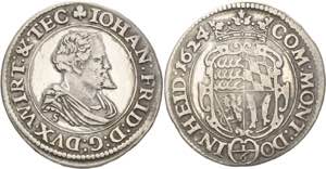 Württemberg Johann Friedrich 1608-1628 1/6 ... 