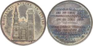 Zittau  Silbermedaille 1837 (C.R. Krüger) ... 