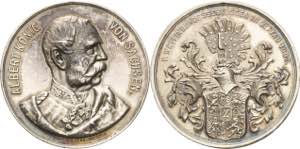 Zittau  Silbermedaille 1902 (R. Henze/Glaser ... 