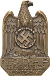 Drittes Reich  Bronzeabzeichen 1933. ... 