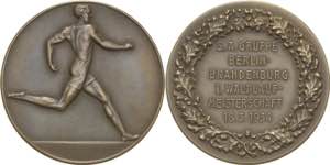 Drittes Reich  Bronzemedaille 1934 (Lauer) ... 