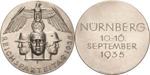 Drittes Reich  Silbermedaille 1935 (R. ... 