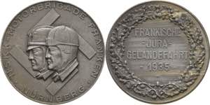 Drittes Reich  Zinkmedaille 1935 (Lauer) ... 