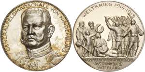 Erster Weltkrieg  Silbermedaillen 1915 (O. ... 