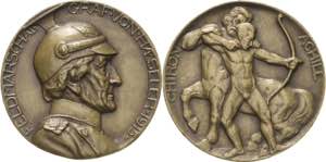 Erster Weltkrieg  Bronzegussmedaille 1915 ... 