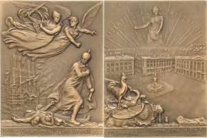 Erster Weltkrieg  Bronzeplakette 1915 (L. ... 