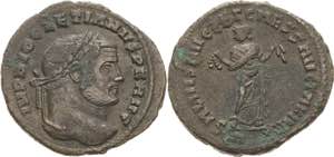 Kaiserzeit Diocletian 284-305 Follis 296, ... 