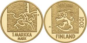 Finnland Republik seit 1917 Markka 2001. ... 