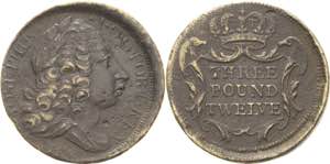 Portugal Joao V. 1706-1750 Bronzegewicht zu ... 