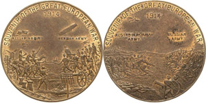 Erster Weltkrieg  Bronzemedaille 1914 ... 