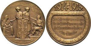 Erster Weltkrieg  Bronzemedaille 1915 ... 