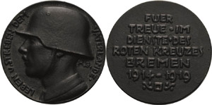 Erster Weltkrieg  Eisenmedaille 1919. Für ... 