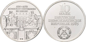 Gedenkmünzen  10 Mark 1985. ... 