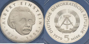 Gedenkmünzen Polierte Platte  5 Mark 1979. ... 