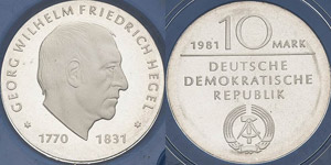 Gedenkmünzen Polierte Platte  10 Mark 1981. ... 