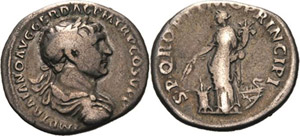 Kaiserzeit Trajan 98-117 Denar 103/4, Rom ... 
