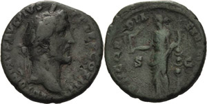 Kaiserzeit Antoninus Pius 138-161 As ... 