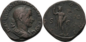 Kaiserzeit Gordianus III. 238-244 As, Rom ... 