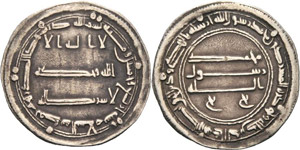 Abbasiden al-Mansur 754-775 Dirhem 770 (AH ... 