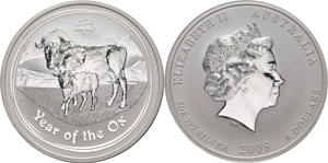 Australien Elisabeth II. seit 1952 8 Dollars ... 