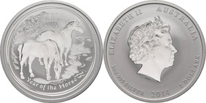 Australien Elisabeth II. seit 1952 2 Dollars ... 