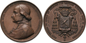Frankreich  Bronzemedaille 1860 (Borrel) Zum ... 
