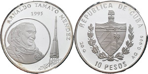 Kuba  10 Pesos 1995. Meilensteine der ... 