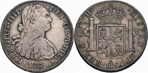 Mexiko Karl IV. 1789-1808 8 Reales 1804, ... 