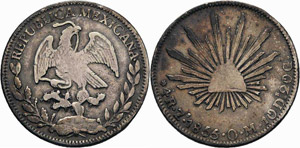 Mexiko Republik 1823-1864 4 Reales 1855 ... 