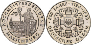 Polen-Marienburg  Kupfer-Nickel-Medaille ... 