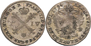 Habsburg Franz II.(I.) 1792-1806 14 Liards ... 