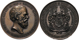 Medaillen  Bronzemedaille 1885 (Heinrich ... 