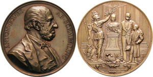 Medaillen, Städte Wien Bronzemedaille 1890 ... 