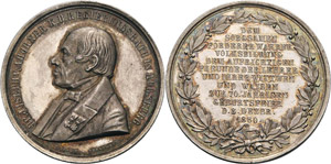 Augsburg-Stadt  Silbermedaille 1860 ... 