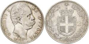 Italien-Königreich Umberto I. 1878-1900 2 ... 
